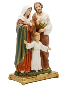 Statue Religieuse De La Sainte Famille Jésus Marie Joseph